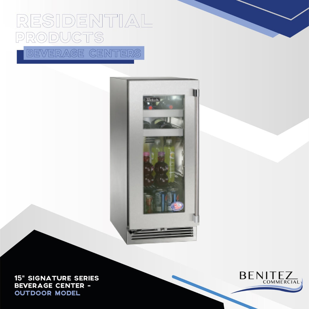 15" SIGNATURE SERIES BEVERAGE CENTER - OUTDOOR MODEL