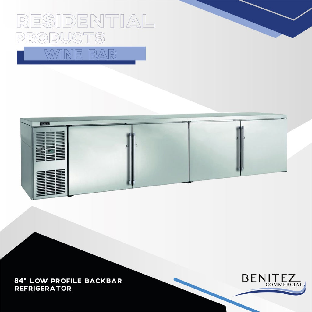 84" LOW PROFILE BACKBAR REFRIGERATOR