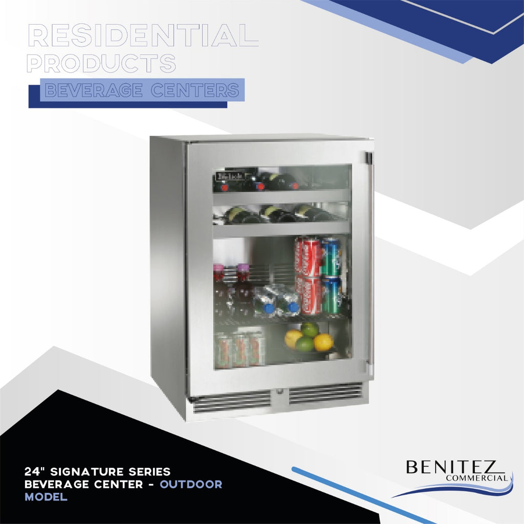24" SIGNATURE SERIES BEVERAGE CENTER - OUTDOOR MODEL