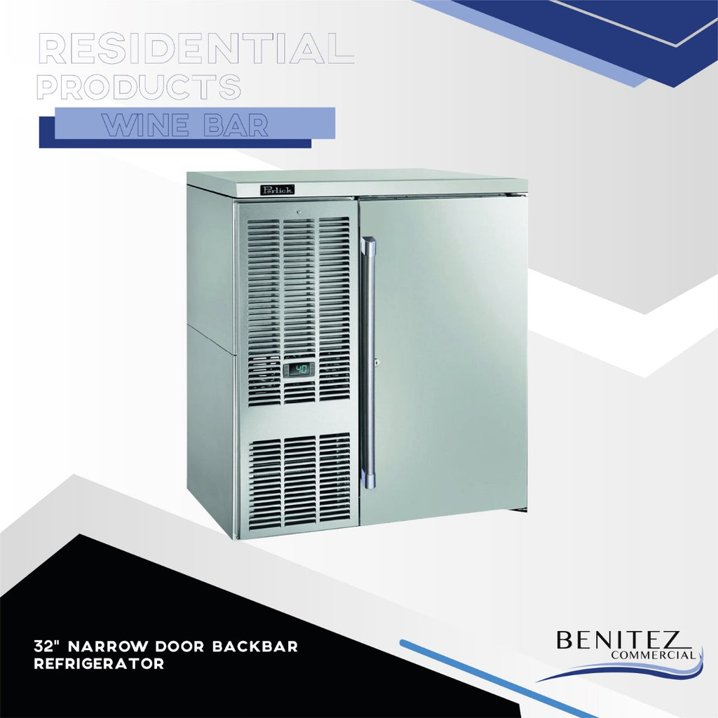 32" NARROW DOOR BACKBAR REFRIGERATOR