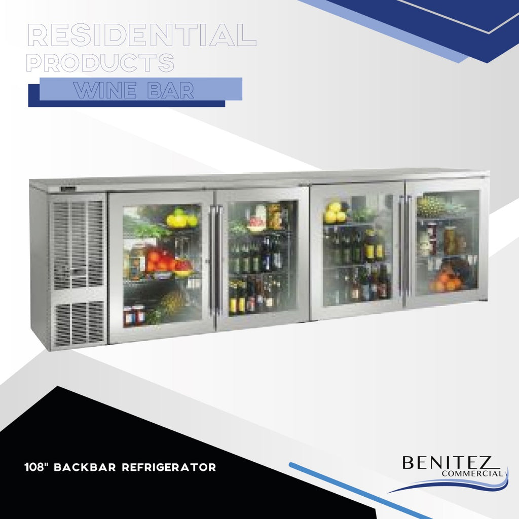 108" BACKBAR REFRIGERATOR