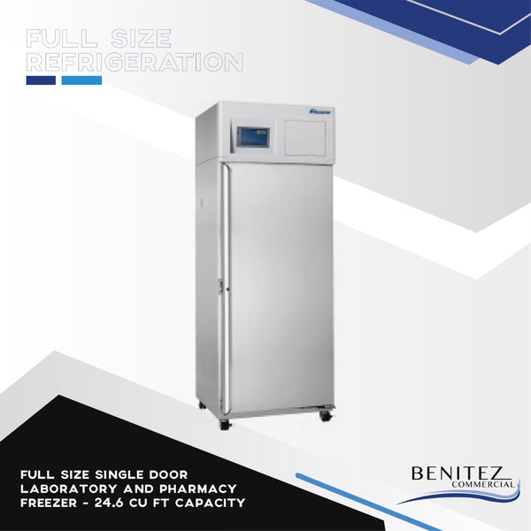 Full Size Single Door Laboratory and Pharmacy Freezer - 24.6 cu ft capacity