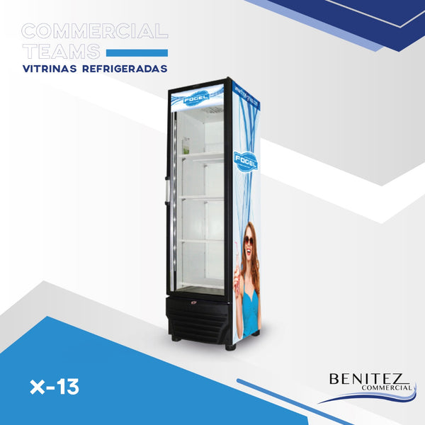 VERTICAL GLASS DOOR REFRIGERATORS X-13