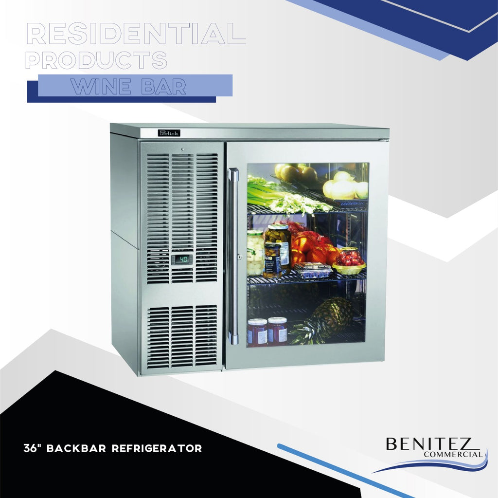 36" BACKBAR REFRIGERATOR