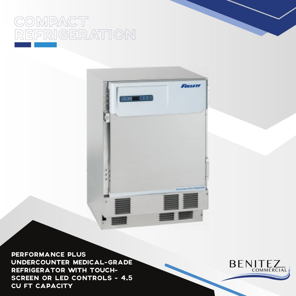 erformance Plus Undercounter Medical-Grade Refrigerator with Touchscreen or LED Controls - 4.5 cu ft capacity