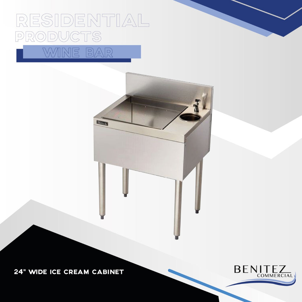 24" WIDE ICE CREAM CABINET