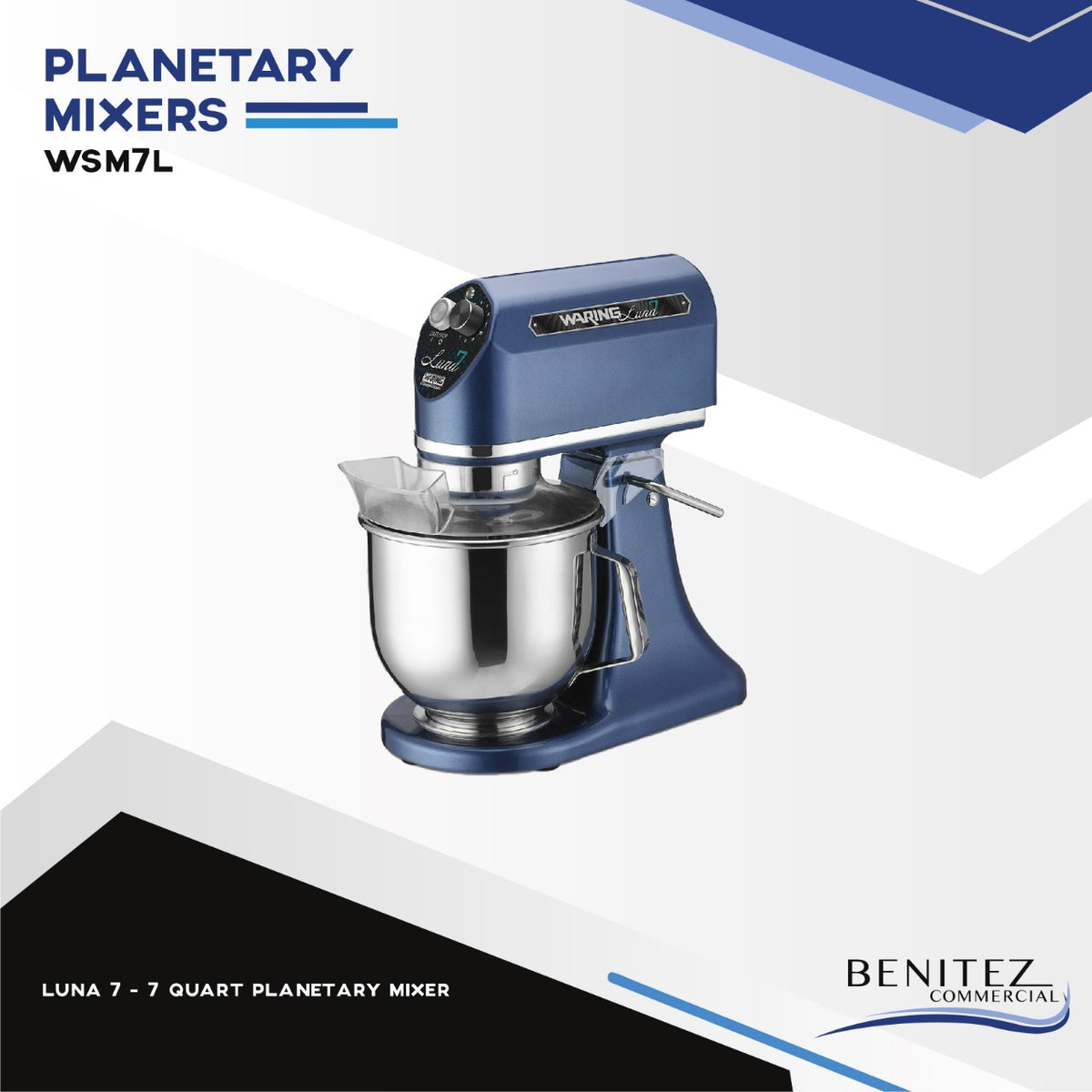 Waring Commercial 7 Quart Planetary Mixer – WSM7L