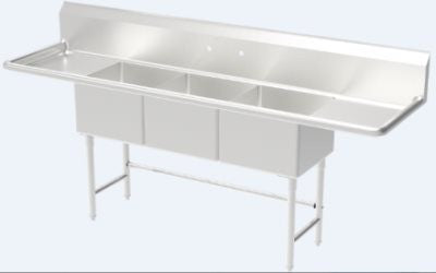 Heavy Duty Stainless Model CS3‐3‐2424RLSS‐24