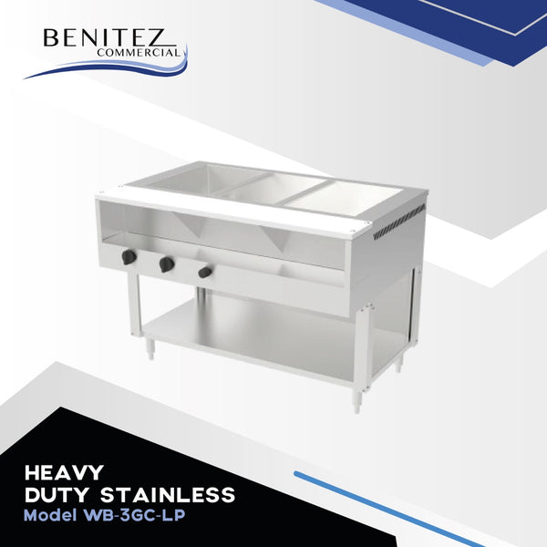 Heavy Duty Stainless Model WB‐3GC‐LP