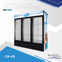 VERTICAL GLASS DOOR REFRIGERATORS CR-65