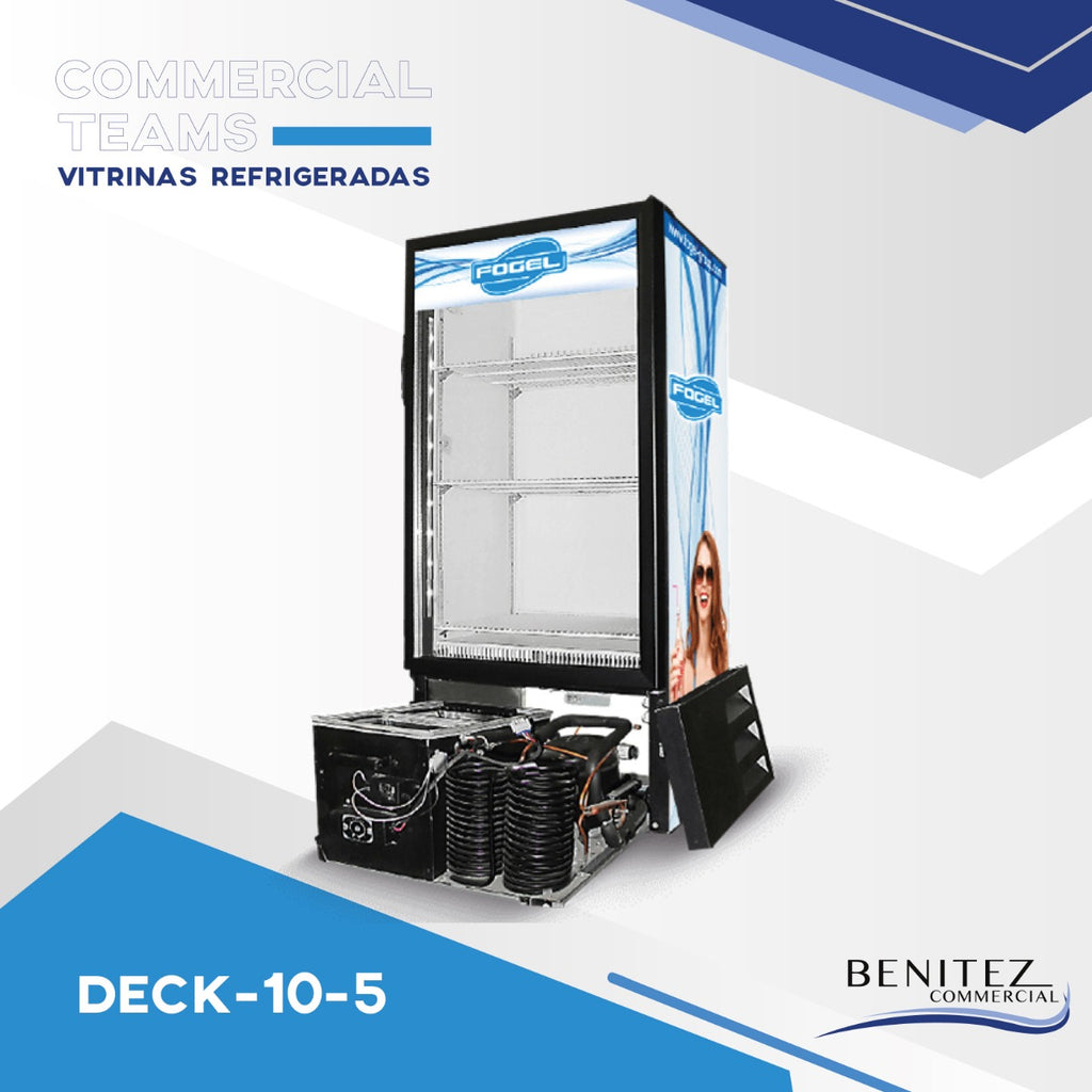 VERTICAL GLASS DOOR REFRIGERATOR DECK-10-5