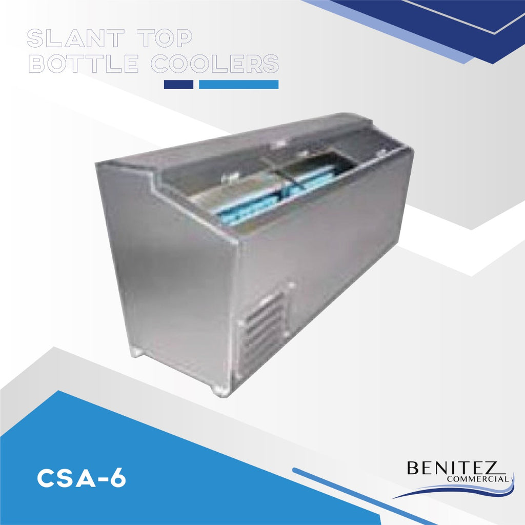 Slant Top Bottle Cooler CSA-6