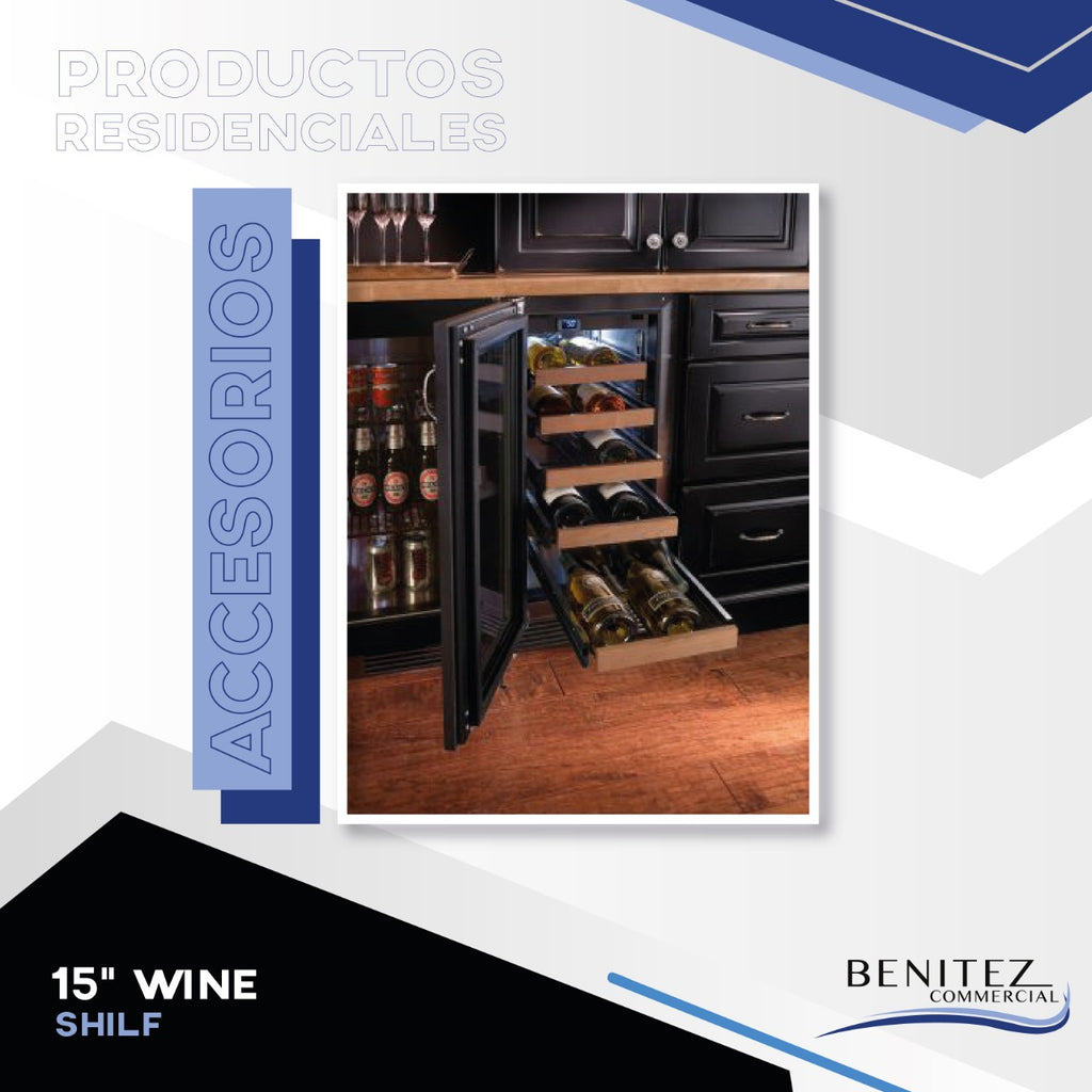 15" WINE SHELF