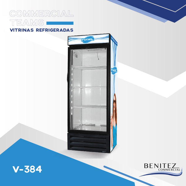 VERTICAL GLASS DOOR REFRIGERATORS V-384