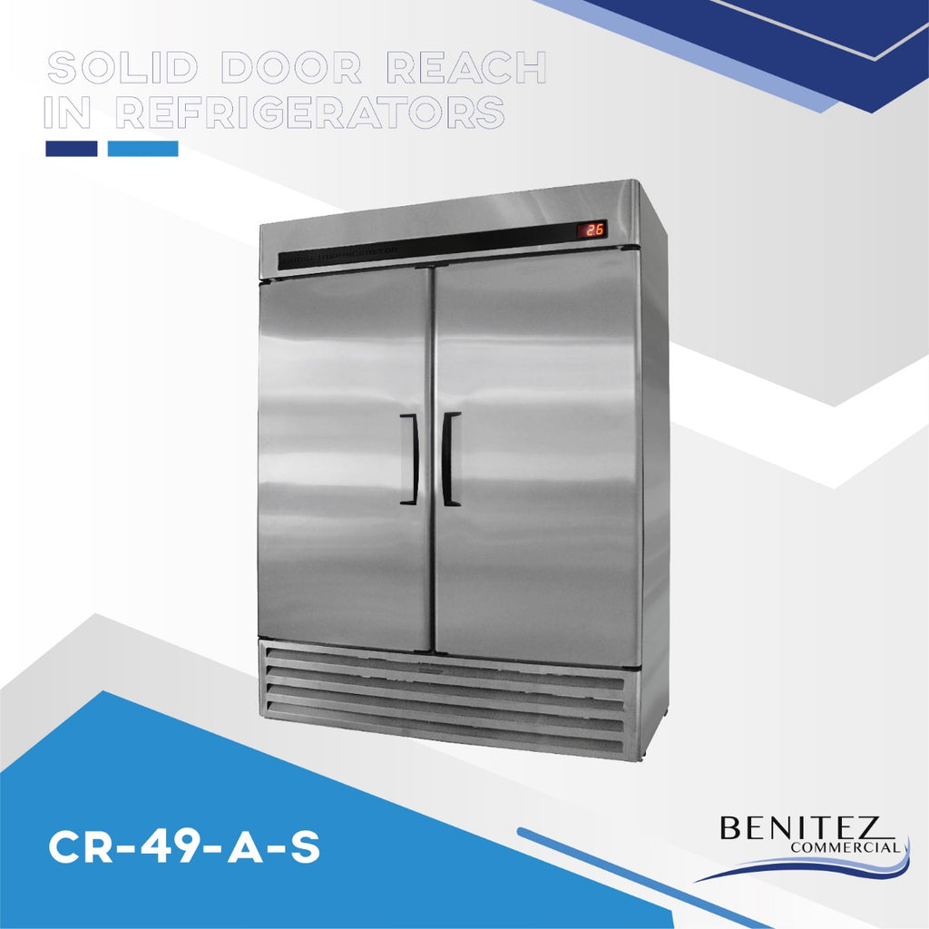 SOLID DOOR REACH-IN REFRIGERATORS CR-49-A-SSA