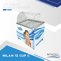 BLIZZ-12-CUP-C ICE CREAM MERCHANDISERS