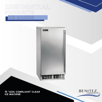 15" ADA COMPLIANT CLEAR ICE MAKER