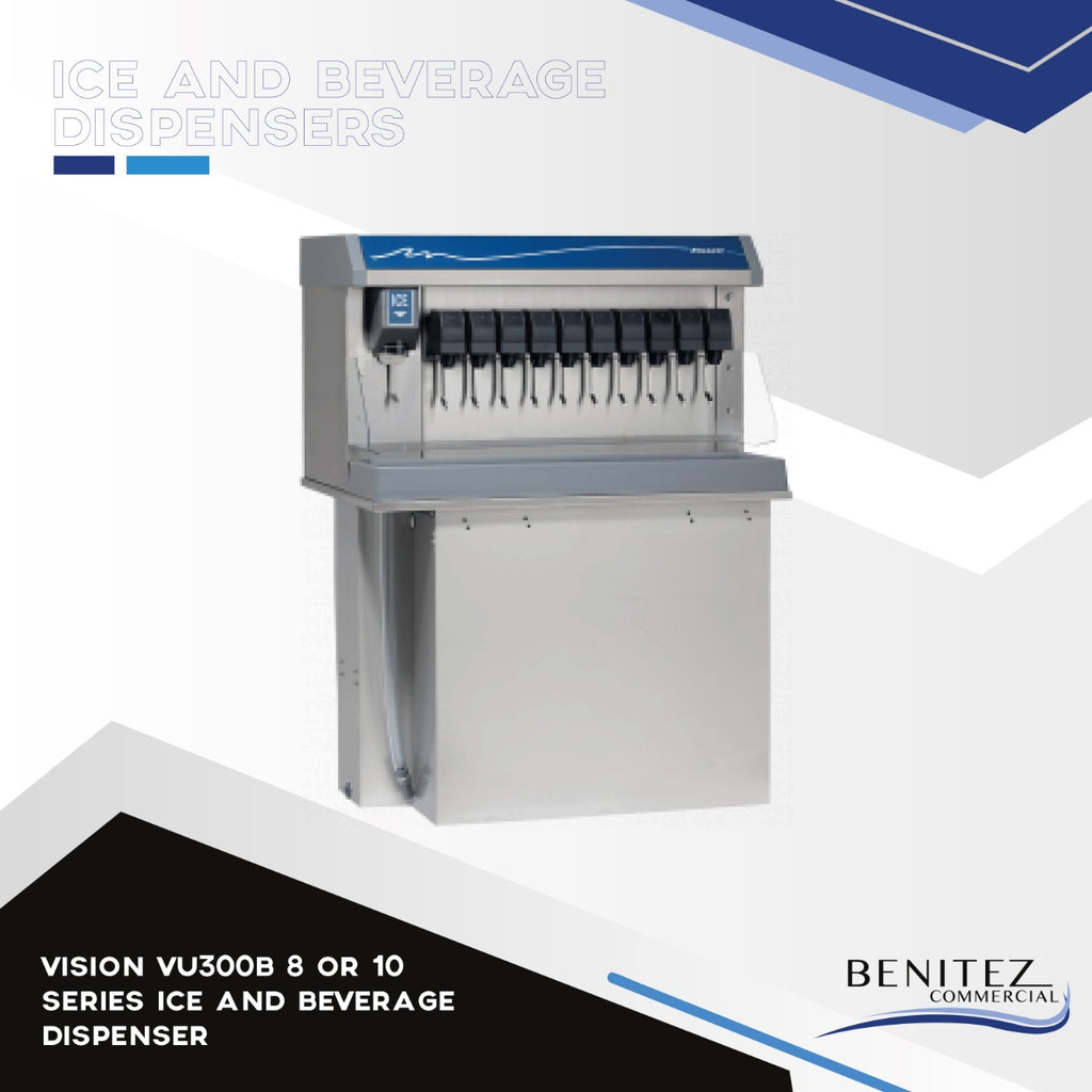 Vision VU300B 8 or 10 series ice and beverage dispenser