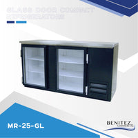 GLASS DOOR COMPACT REFRIGERATOR MR-25 GL