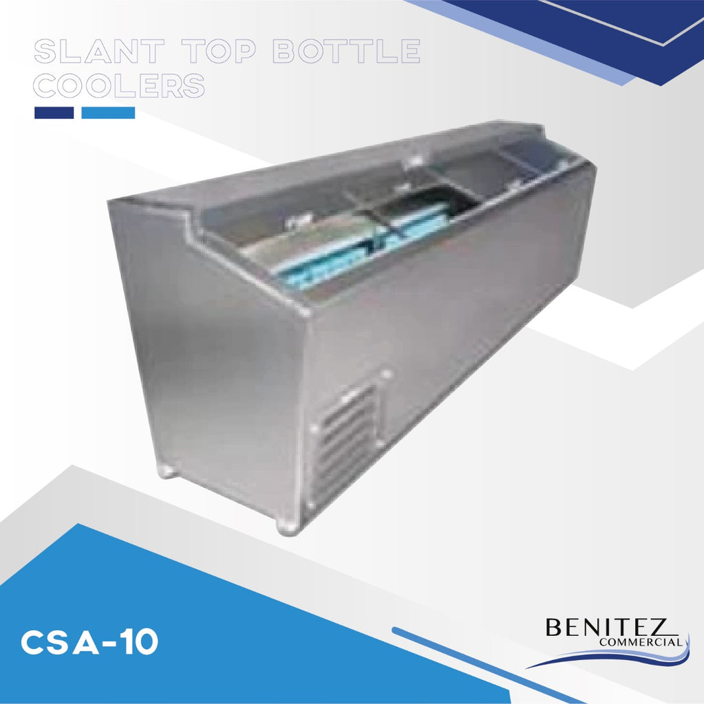 SLANT TOP BOTTLE COOLER CSA-10