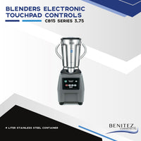 CB15 Series 3.75 HP Blenders, Electronic Touchpad Controls