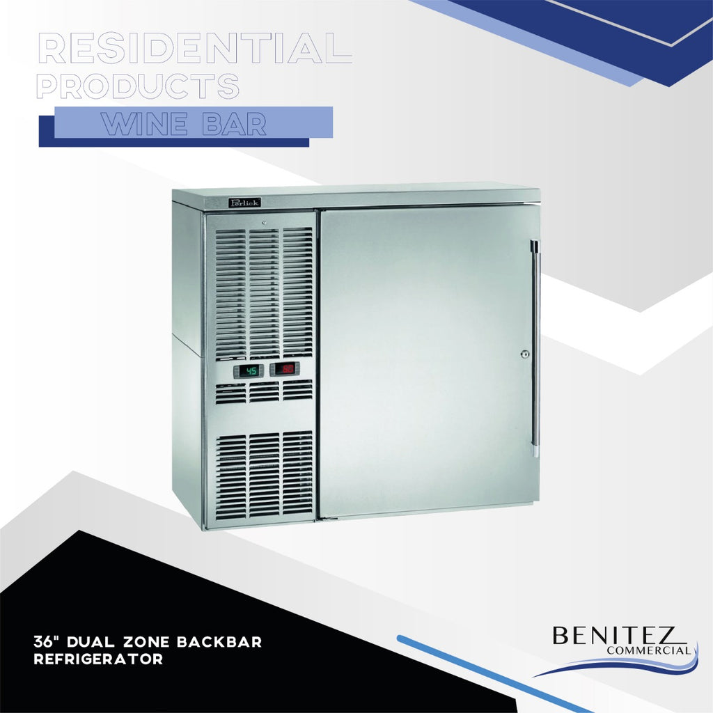 36" DUAL ZONE BACKBAR REFRIGERATOR