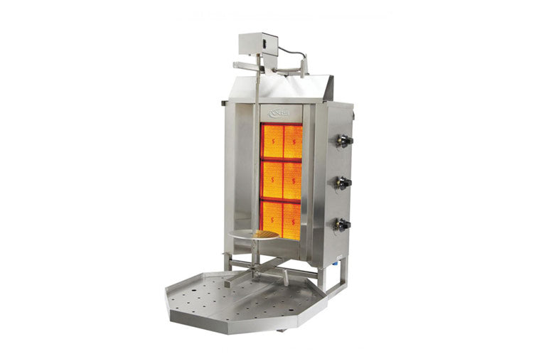 Asador vertical AX-VB3 - 3 quemadores
