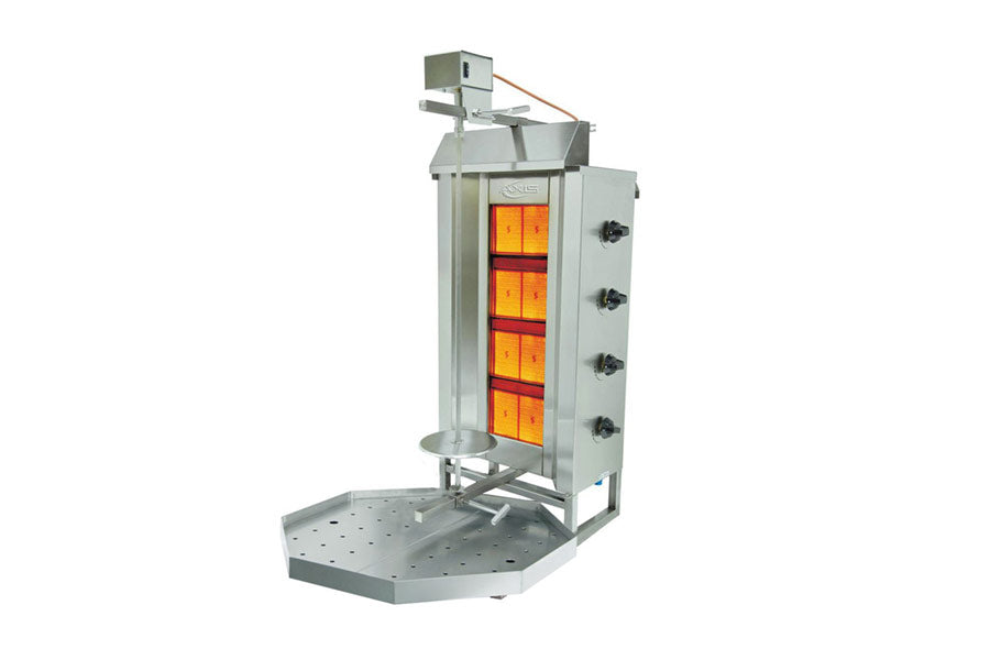 Asador vertical AX-VB4 - 4 quemadores