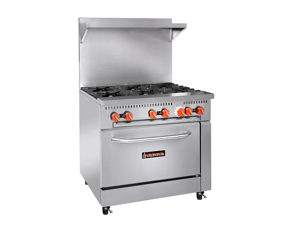 SR-6-36 6 Burner Gas Range