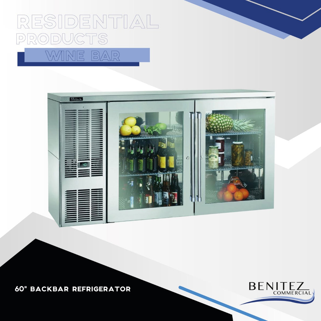60" BACKBAR REFRIGERATOR