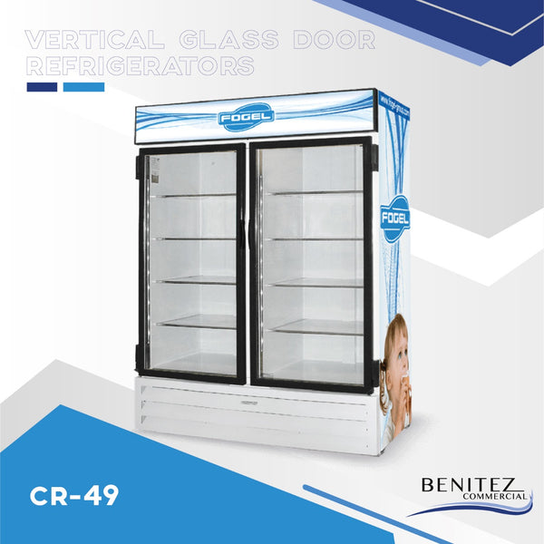 VERTICAL GLASS DOOR REFRIGERATORS CR-49