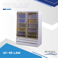 VERTICAL GLASS DOOR FREEZERS GF-48-LBM