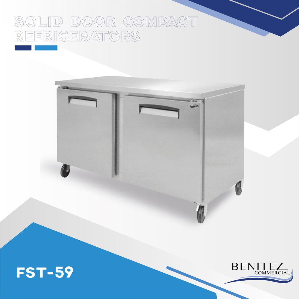SOLID DOOR COMPACT REFRIGERATORS FST-59