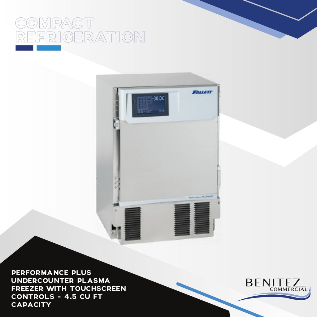 Performance Plus Undercounter Plasma Freezer with Touchscreen Controls - 4.5 cu ft capacity