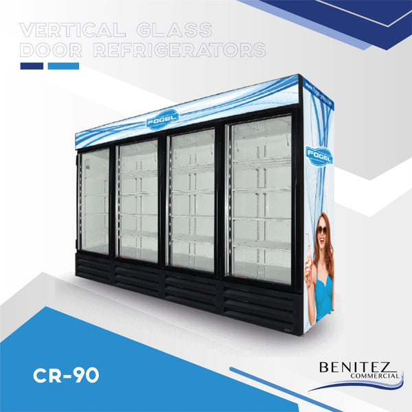 VERTICAL GLASS DOOR REFRIGERATORS CR-90