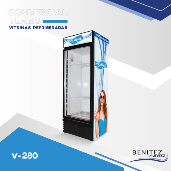 VERTICAL GLASS DOOR REFRIGERATORS V-280