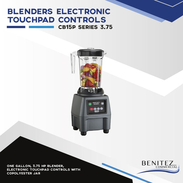 CB15P Series 3.75 HP Blenders, Electronic Touchpad Controls