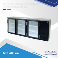 GLASS DOOR COMPACT REFRIGERATOR MR-30 GL