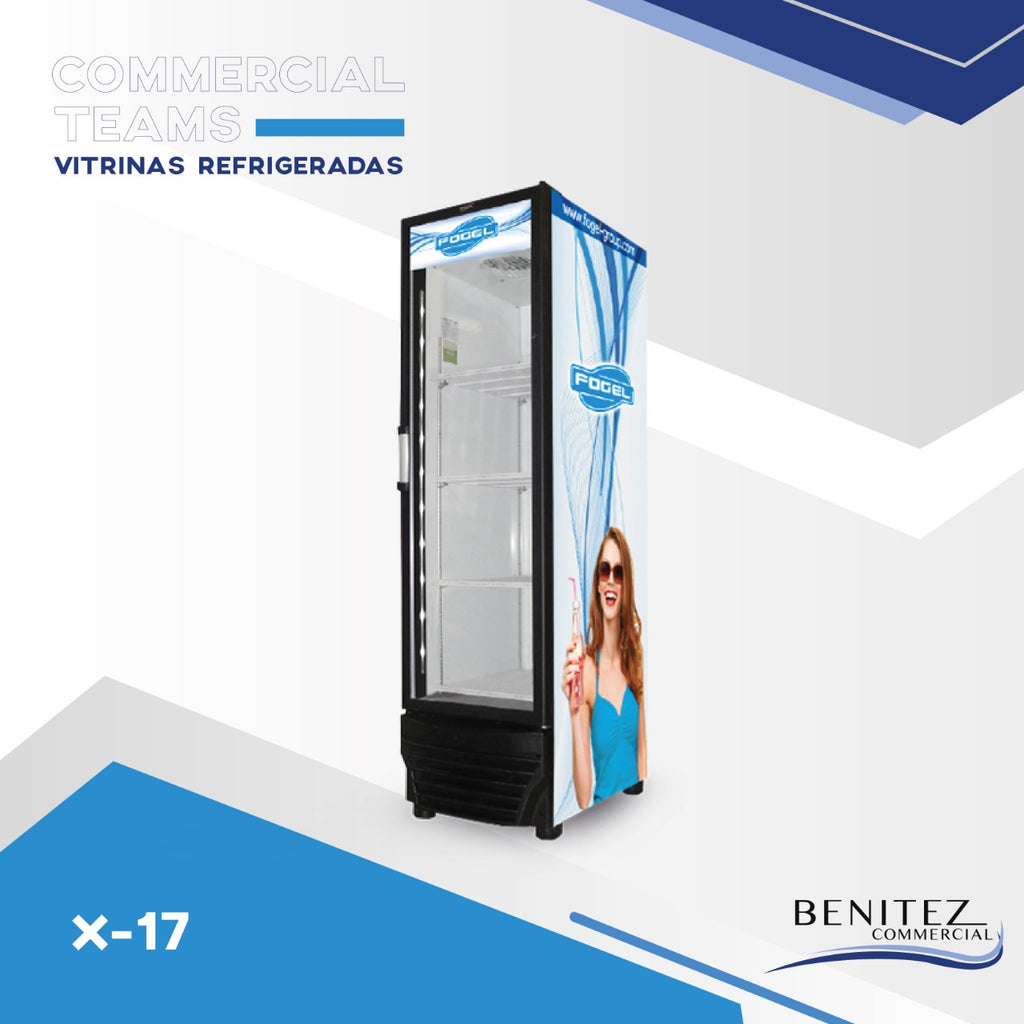 VERTICAL GLASS DOOR REFRIGERATORS X-17