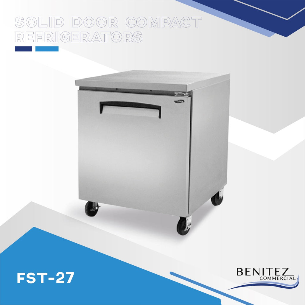 SOLID DOOR COMPACT REFRIGERATORS FST-27