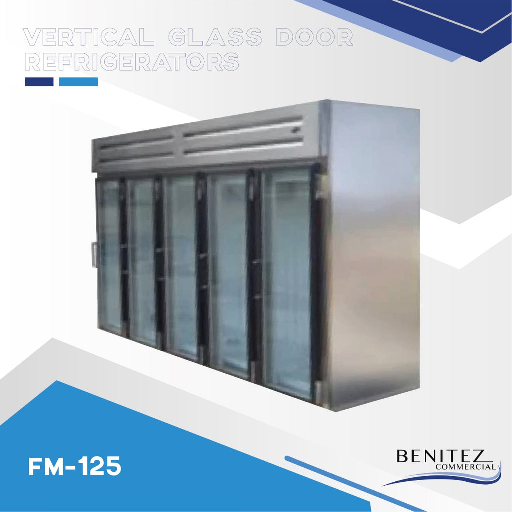 VERTICAL GLASS DOOR REFRIGERATORS FM-125