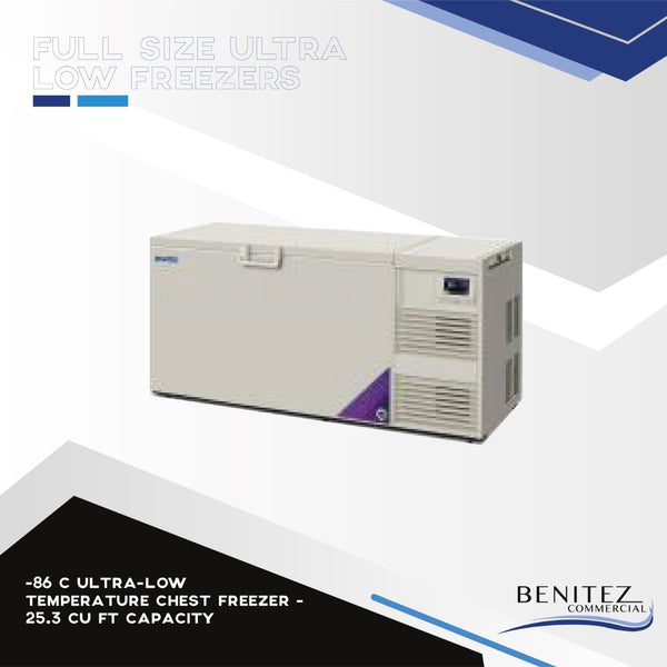 -86 C Ultra-Low Temperature Chest Freezer - 25.3 cu ft capacity