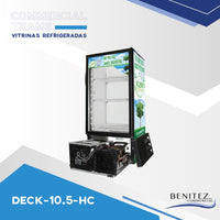 VERTICAL GLASS DOOR REFRIGERATOR DECK-10.5-HC